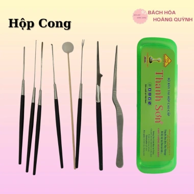 Bộ 8 dụng cụ ráy tai Thanh Sơn, cán nhựa, vĩ nhựa hoặc hộp nhựa, giảm giá 46.000đ