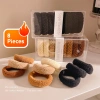 Bộ 8 Miếng Scrunchies Dây Tóc Co Giãn Cao Sợi Dày Vải Đuôi Ngựa - Phong Cách Nữ, Giá 39.102₫