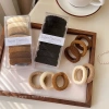 Bộ 8 Miếng Scrunchies Dây Tóc Co Giãn Cao Sợi Dày Vải Đuôi Ngựa - Phong Cách Nữ, Giá 39.102₫ 5