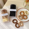 Bộ 8 Miếng Scrunchies Dây Tóc Co Giãn Cao Sợi Dày Vải Đuôi Ngựa - Phong Cách Nữ, Giá 39.102₫ 6