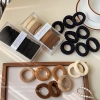 Bộ 8 Miếng Scrunchies Dây Tóc Co Giãn Cao Sợi Dày Vải Đuôi Ngựa - Phong Cách Nữ, Giá 39.102₫ 7