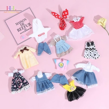 Bộ 8 Nhà Búp Bê Đầm Bé Gái DIY - Quần Áo Váy Phù Hợp Trẻ Em, Giá Ưu Đãi 52.360₫