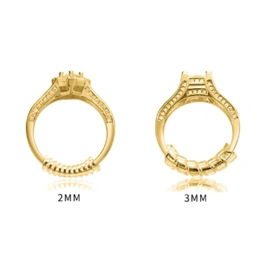 Bộ 8 Nhẫn Nhựa Trong Suốt Điều Chỉnh Kích Cỡ Dạng 4 Si - Giá Ưu Đãi 54.670₫ 7