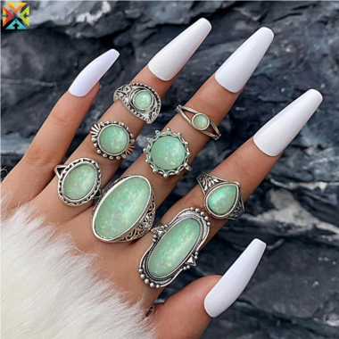 Bộ 8 Nhẫn Vintage Tây Boho Xếp Chồng - Thời Trang, Quà Sinh Nhật, 52.659 VND 7 Bộ 8 Nhẫn Vintage Tây Boho Xếp Chồng - Thời Trang, Quà Sinh Nhật, 52.659 VND 7