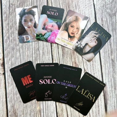 Bộ 8 Photocards Blackpink Jisoo Lisa Jennie Rose LALISA LOMO - Thẻ sưu tập, Bưu thiếp, Giá chỉ 38.280₫ 6