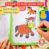 Bộ 8 Tập Tranh Tô Màu Cho Bé – Hình To, Chủ Đề Nhiều, Nhận Biết Vẽ, Chun Tóc, Giá Ưu Đãi 40.000 VNĐ