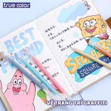 Bộ 9 Bút Gel Lango 0.5mm - Đa Màu, Mực Đều Đẹp, Viết Êm Trơn, Giá 45.000đ