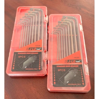 Bộ 9 chìa khóa lục giác dài JLD T10‑T50 (S2) Giá 135.000 VND chất lượng đa năng 2