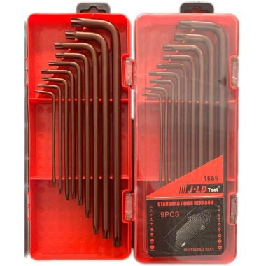 Bộ 9 chìa khóa lục giác dài JLD T10‑T50 (S2) Giá 135.000 VND chất lượng đa năng 3