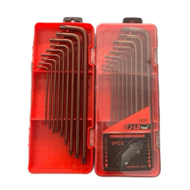 Bộ 9 chìa khóa lục giác dài JLD T10‑T50 (S2) Giá 135.000 VND chất lượng đa năng 6