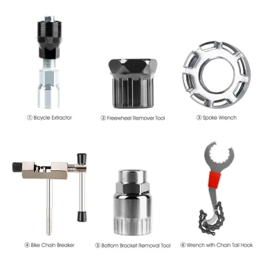 Bộ 9 Dụng Cụ Tháo Líp Xe Đạp Tiện Lợi - Giá chỉ 55.000, giảm mạnh 10