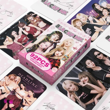 Bộ 92 Photocards Blackpink LOMO – Hộp album KPOP, thẻ dán, giảm còn 66.000₫