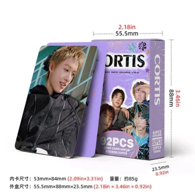 Bộ 92 Photocards KPOP CORTIS 2.026 LOMO Sticker - Giá chỉ 66.000₫, sưu tập độc đáo 9