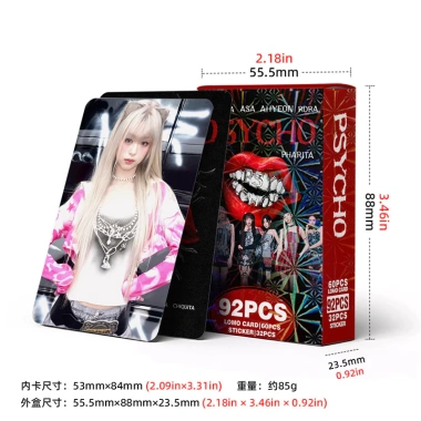 Bộ 92 Thẻ KPOP BÉMONSTER Photocards PSYCHO LOMO - Hộp Sưu Tập Sticker, giá 66.000₫ 9 Bộ 92 Thẻ KPOP BÉMONSTER Photocards PSYCHO LOMO - Hộp Sưu Tập Sticker, giá 66.000₫ 9