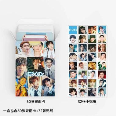 Bộ 92 Thẻ Sticker EXO Photocards LOMO KPOP - Hộp Sưu Tập Giá chỉ 66.000₫ 8