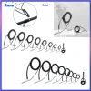 Bộ 9PCS Vòng Dẫn Cần Câu Cá Thép Không Gỉ Anna - Giá Ưu Đãi 73.700 VND