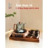 Bộ Ấm 2in1 Vân Gỗ Óc Chó Cao Cấp 4 Món Đun & Pha Trà TOTOROHOUSE - 668.000₫ 2