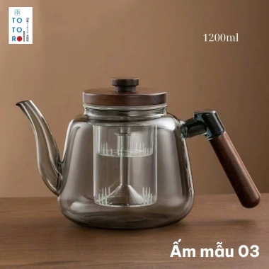 Bộ Ấm 2in1 Vân Gỗ Óc Chó Cao Cấp 4 Món Đun & Pha Trà TOTOROHOUSE - 668.000₫ 9 Bộ Ấm 2in1 Vân Gỗ Óc Chó Cao Cấp 4 Món Đun & Pha Trà TOTOROHOUSE - 668.000₫ 9
