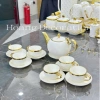 Bộ Ấm 6/8/10 Chén Sứ Viền Vàng Sang Trọng – Bộ Tách Pha Trà PVN 3.260 Giá 545.000₫ 3