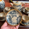 Bộ ấm chén Bát Tràng cao cấp men hoàng tộc, vẽ tay sơn thuỷ, ấm trà giả cổ sang trọng – giảm còn 750.000₫ 7