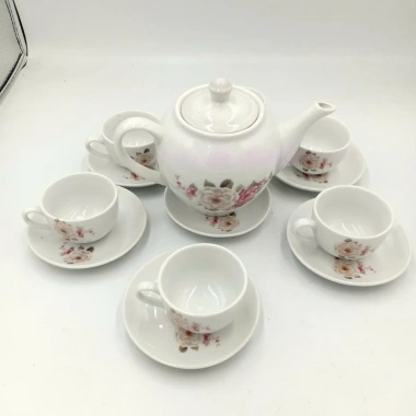Bộ ấm chén Bát Tràng hoa cỏ mùa xuân – Đẹp cho trà ngày Tết, giảm còn 149.000đ 2
