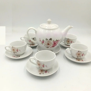 Bộ ấm chén Bát Tràng hoa cỏ mùa xuân – Đẹp cho trà ngày Tết, giảm còn 149.000đ 3
