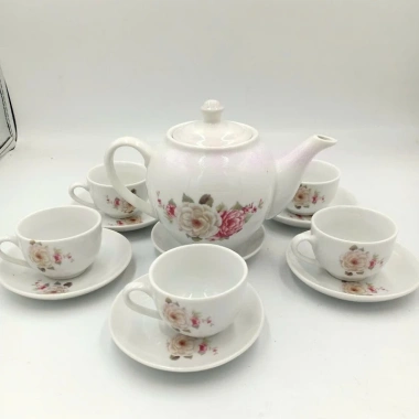 Bộ ấm chén Bát Tràng hoa cỏ mùa xuân – Đẹp cho trà ngày Tết, giảm còn 149.000đ 7