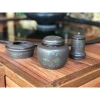 Bộ ấm chén bát Trắng Vàng, Trắng Xanh, Sao Vàng, Sao Xanh - Long chén giao màu, Giá ưu đãi 260k 5