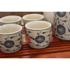Bộ ấm chén Bát Tràng vẽ hoa dây men rạn cổ - Giá ưu đãi 450.000₫ 4