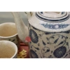 Bộ ấm chén Bát Tràng vẽ hoa dây men rạn cổ - Giá ưu đãi 450.000₫ 5