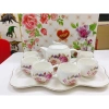 Bộ ấm chén có khay hoa hồng sang trọng - Pha trà cao cấp, giảm giá 439.000₫, chất liệu cao cấp, thiết kế tinh tế 2