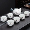 Bộ ấm chén gốm sứ 6 chén sang trọng - Giá ưu đãi 95.000₫, chất lượng cao cho trà
