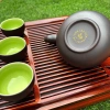 Bộ ấm chén gốm sứ tử sa Bát Tràng màu đen 1 ấm và 6 chén lòng xanh Giá ưu đãi 165.000 VND 5