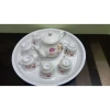 Bộ ấm chén Hải Dương 1 ấm 6 chén HOA TÍM A1 - Giá chỉ 88.000đ, hàng tồn kho, không khay men 2