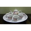 Bộ ấm chén Hải Dương 1 ấm 6 chén HOA TÍM A1 - Giá chỉ 88.000đ, hàng tồn kho, không khay men 3