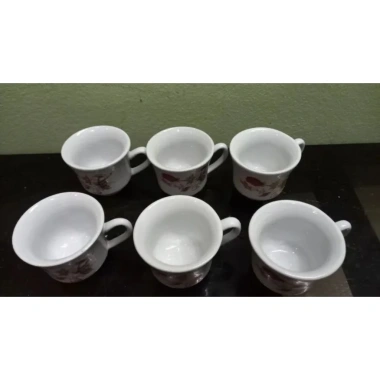 Bộ ấm chén Hải Dương 1 ấm 6 chén HOA TÍM A1 - Giá chỉ 88.000đ, hàng tồn kho, không khay men 5