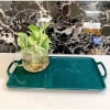 Bộ ấm chén khay sứ pha trà cà phê Xanh Ngọc Vàng Vân Tăm, góc thanh lý, giá 98.801/76.590 2