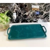 Bộ ấm chén khay sứ pha trà cà phê Xanh Ngọc Vàng Vân Tăm, góc thanh lý, giá 98.801/76.590 8