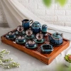 Bộ ấm chén men hỏa biến xanh lòng hoa cao cấp Bát Tràng - Giá chỉ 499.000₫, ưu đãi giảm từ 618.760₫ 7