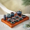 Bộ ấm chén men hỏa biến xanh lòng hoa cao cấp Bát Tràng - Giá chỉ 499.000₫, ưu đãi giảm từ 618.760₫ 8