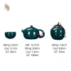 Bộ Ấm Chén Men Ngọc Thuỷ Cao Cấp Hộp Quà Tặng 4 Chén Sang Trọng Ấm Pha Trà 244k 5