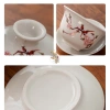 Bộ Ấm Chén Men Sứ Trắng Hoàng Đan Tea - Trà Đạo phong cách Trung Hoa, Khải Men Sứ Đức Hóa, giá ưu đãi 174k 9
