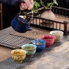 Bộ ấm chén ngũ hành Kiến Trản Thiên Mục Hoả Biến 1 ấm 6 chén - Đủ mệnh Kim Mộc Thủy Hoả Thổ, Uống Trà Sang Trọng - Giá ưu đãi 320.000₫ 2