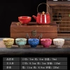 Bộ ấm chén ngũ hành Kiến Trản Thiên Mục Hoả Biến 1 ấm 6 chén - Đủ mệnh Kim Mộc Thủy Hoả Thổ, Uống Trà Sang Trọng - Giá ưu đãi 320.000₫ 3