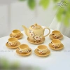 Bộ Ấm Chén Pha Trà Bát Tràng Họa Tiết Vẽ Tay - Minh Long Cổ Truyền, Giá 380k 5