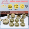 Bộ ấm chén pha trà Bát Tràng men đá chóp - Giá xưởng 493.500 VND, chất lượng cao