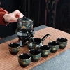 Bộ ấm chén pha trà cối xay 8 chi tiết gốm sứ cao cấp hộp sang trọng chỉ 224k