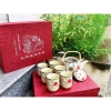 Bộ Ấm Chén Pha Trà Gốm Sứ - Set Ấm Trà Cổ Điển, Trang Trí Phòng Khách, Giá 260k 2