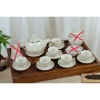 Bộ Ấm Chén Pha Trà Men Lưới Trắng Gốm Bát Tràng - Giá Ưu Đãi 257k 9