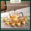 Bộ Ấm Chén Pha Trà Thủy Tinh Cao Cấp - Thiết Kế Sang Trọng, Chịu Nhiệt Tốt, Giá Ưu Đãi 377.382₫